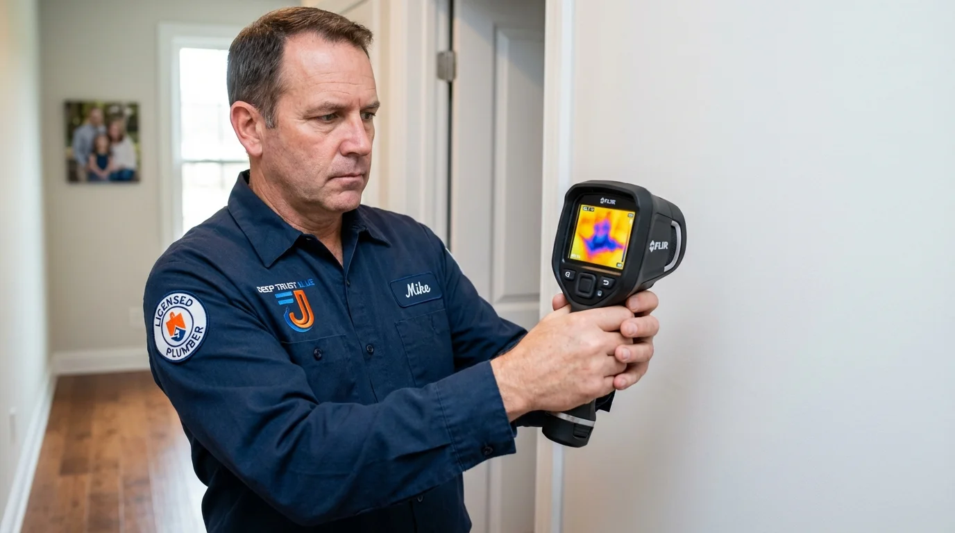 Thermal imaging leak detection by Johns Plumbing LLC in Waco